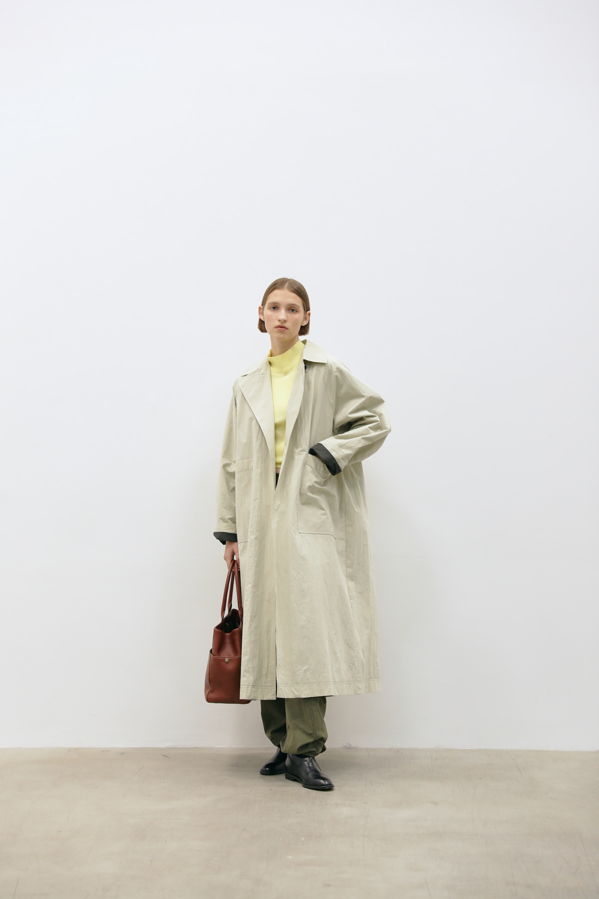 2-BUTTON TRENCH COAT